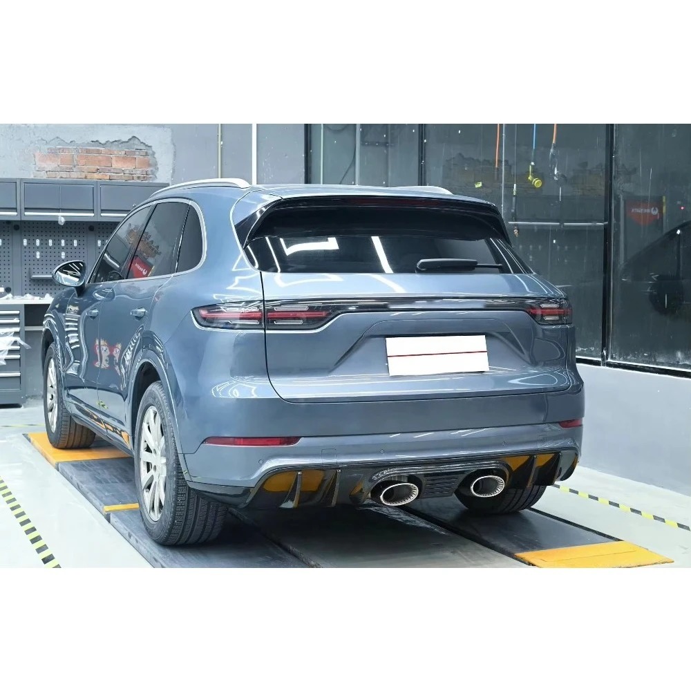 New  for 9Y0 E3 9YA 2018-2024 up GT Style Dry Carbon Fiber Rear Diffuser Rear Lip Bumper Exhaust Tips